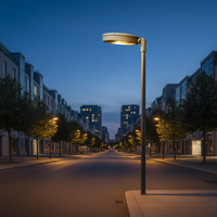 Nouvelle Lampe de Jardin LED Ornementale IP66 New Horizon Lira pour Parking et Cour Haute Efficacité Garantie 5 Ans