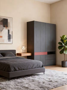 Armarios de Dormitorio Modernos de Madera con Puertas Corredizas y Cajones para Habitación Principal - Product Image 6