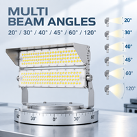 Éclairage extérieur en aluminium IP67 pour stades, terrains de football et de basketball, projets municipaux 500W-600W