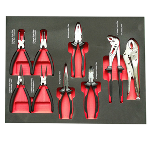 Discount,wholesale Price 8 Drawer Tool Box Trolley Cabinet Storage Tools DIY, Rollcab with <strong>Ball</strong> <strong>Bearing</strong> Runners, Red/Grey - Product Image 6