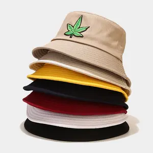 2021 חדש מגיע 7 צבעים המניה סיטונאי טורונטו מייפל ליפס כובע עם חדש עלה אדר רקמת דלי כובע