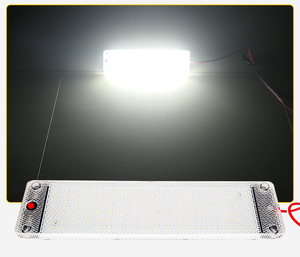 108ビードハイライトトラックLEDインテリアランプ超薄型RVリーディングライト<span class=keywords><strong>12V</strong></span> 85Vスイッチ付き車トランクランプ - Product Image 5