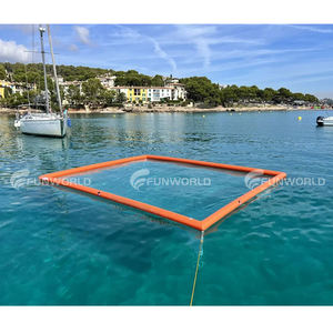 מותאם אישית pvc מתנפחים בריכת רשת ים מפותלים יאכטה בריכת מתנפחים בים עבור יאכטה - Product Image 4