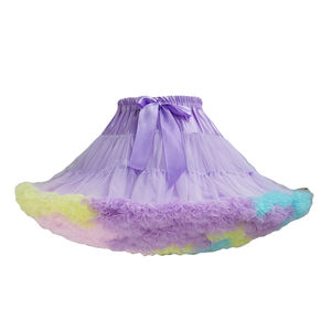 Kızlar Tutu etek 3Y-14Y toptan yüksek kalite tül Ruffles balo elbise klasik çocuk kız düz renk Tutu etek çocuklar için - Product Image 6