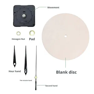 Reloj de Pared Decorativo Redondo de Madera para Manualidades, con Temática de Animales de Dibujos Animados, para Niños de Jardín de Infancia, Reloj Digital para Graffiti - Product Image 2
