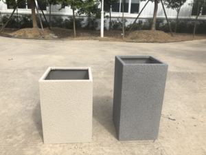 Pots de jardin décoratifs pour la maison <span class=keywords><strong>Grand</strong></span> <span class=keywords><strong>pot</strong></span> de jardin enduit de <span class=keywords><strong>grès</strong></span> Jardinières décoratives extérieures/intérieures - Product Image 5