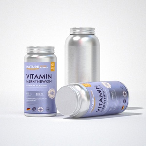 New Trending Capsule Storage Jar Metal <b>Pill</b> Case Supplement <b>Container</b> Box Portable Medicine Bottle for Travel and Daily Use - Product Image 1