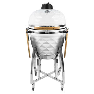 <span class=keywords><strong>SEB</strong></span> KAMADO/ Barbecue Kamado portable de 18 pouces : <span class=keywords><strong>Four</strong></span> à charbon en céramique avec support en acier inoxydable, barbecue de voyage en plein air et <span class=keywords><strong>four</strong></span> à pâtisserie - Product Image 1