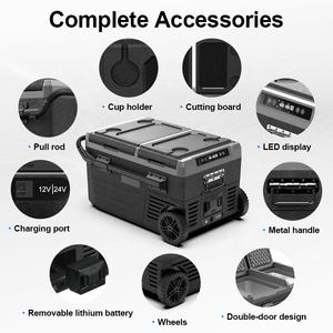 Neveras para <span class=keywords><strong>Autocaravanas</strong></span>, Neveras Portátiles de 12 V y 220 V con Compresor de Doble Zona, Control por Aplicación, para Pesca y Camping - Product Image 2