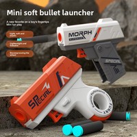 Mini lanceur de balles souples pour fléchettes en mousse EVA pliables, jeu de tir manuel léger pour enfants et garçons, sûr pour l'intérieur