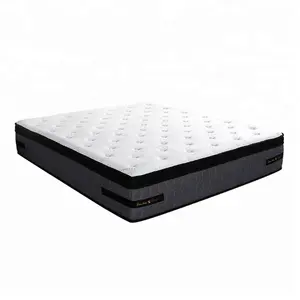 Zéro pression président orthopédique lit queen pillowtop matelas en peluche hôtel de luxe