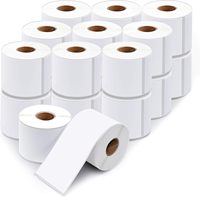 Etiquetas Adhesivas Transparentes Personalizadas de Fábrica, Impresión en Papel Térmico, Etiquetas Blancas Ecológicas Removibles