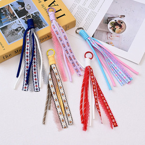 Cadeau promotionnel dentelle escalade corde tissage porte-clés suspendu corde sac à main pendentif décoratif - Product Image 2