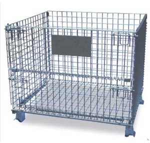 <span class=keywords><strong>Cage</strong></span> de stockage personnalisée en acier véritable galvanisé et pliant Cages de stockage extérieures avec treillis soudé Produit du fabricant - Product Image 3