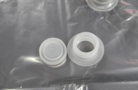 Bavoir transparent personnalisé 3l 5l 10l 20l sac de robinet en plastique eau potable sac de jus de vin dans une boîte distributeur avec vanne papillon Vitop