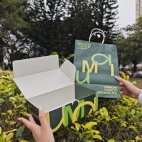 Boîte alimentaire jetable en papier kraft blanc de qualité alimentaire ETpack, boîte à pain et desserts en papier pour emballage à emporter, logo personnalisé