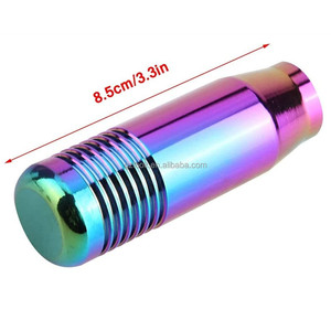 Pommeau de levier de vitesse manuel de voiture 8.5cm/3.3in levier de vitesse en alliage d'aluminium coloré poignée élégante tête de manette de vitesse - Product Image 5