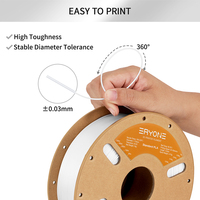 Filament PLA standard Eryone de bonne qualité avec une large variété de couleurs, diamètre 1,75 mm, 1 kg, 200°C pour imprimante FDM