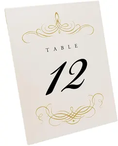 Acrylic Table Number Holder Stand
