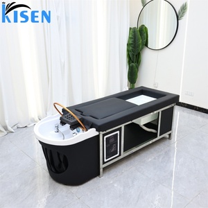 Kisen Moxibustion Bed Customized Salon <b>Table</b> Head Spa Shampoo Basin Bed Back Wash Foot <b>Bath</b> Pedicure Chair on Sale - Product Image 4