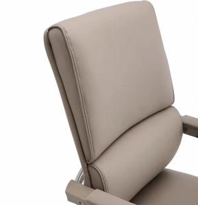 Ghế tiếp khách văn phòng thiết kế hiện đại, bọc da PU, đệm mạ crôm, tựa lưng và chỗ ngồi êm ái, hỗ trợ thoải mái. - Product Image 6