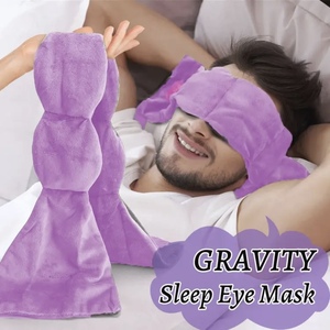 Maschera per Occhi con Peso in Semi di Lino Gravity, Morbida Maschera in Flanella per Impacchi Caldi/Freddi per un Sonno Migliore - Product Image 5