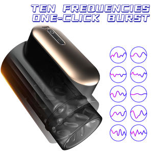 大人グッズ自動男性マスターベーターカップ18 + 大人膣セックスおもちゃ回転吸引機 - Product Image 5