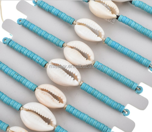 Hot Selling Hawaii <strong>Shell</strong> Turquoise <strong>Bracelet</strong> Handmade Cowrie <strong>Shell</strong> Starfish Beach <strong>Bracelets</strong> Adjustable Turquoise <strong>Shell</strong> <strong>Bracelets</strong> - Product Image 2