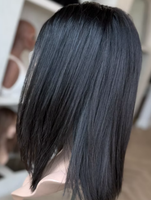 Perruque en cheveux humains juifs casher, couleur noire naturelle, avec dentelle HD sans colle, nœuds invisibles, nœuds simples, nœuds blanchis, pour usage quotidien