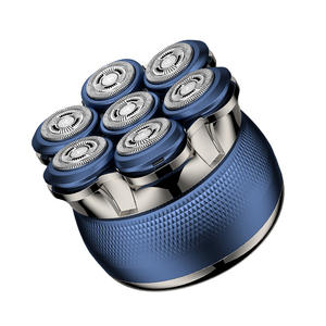 เครื่องโกนขนไฟฟ้าสำหรับศีรษะและลำตัว - เครื่องโกนหนวดไร้สายสำหรับผู้ชาย ใช้ได้ทั้งแบบเปียกและแห้ง สำหรับโกนศีรษะ หลัง และขาหนีบ กันน้ำ พร้อมใบมีดแบบหมุน - Product Image 6