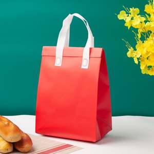 Eco-Friendly Reusable Non-Woven <b>Cooler</b> Bag Thermal Insulation for <b>Drink</b> Takeaway & Food Doggy Lunch Bag for Eatery Delivery - Product Image 2