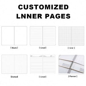 Personalized Soft Touch Promotional Spiral Binding Notebook Custom Logo Holographic Printing PP Hard Cover A5 Customizable Color - Product Image 2