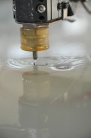 Machine à jet d'eau YCWJ avec machine de découpe de pierre HIWIN pour l'art des carreaux, prix de gros, certifiée CE ISO