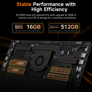 Portátiles AMD R7 baratos para juegos Radeon <span class=keywords><strong>Graphics</strong></span> Laptop 16GB DDR5 Dual RAM SSD 2,5 K FHD portátiles nuevos portátiles 1 Tb SSD - Product Image 4