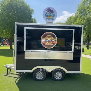 Hot Dog Concession Window Ice <b>Cream</b> Cart Vendors with Mobile Equipment Truck <b>Coffee</b> Trailer Street Food Kiosk - Product Image 3