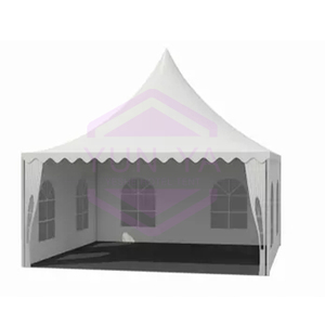 Style africain 5x5M Événements en plein air Foire commerciale Exposition Auvent <span class=keywords><strong>Tente</strong></span> Maison préfabriquée Banquet Mariage Pagode <span class=keywords><strong>Tente</strong></span> Gazebo Tentes - Product Image 6
