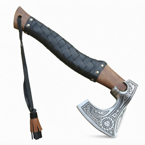 Hache de fendage multifonctionnelle industrielle faite à la main, marteau en acier inoxydable, outil de survie en plein air, clé hexagonale, garantie 3 ans - Product Image 1