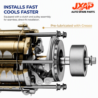 JXAP Nouveau compresseur de climatisation DKS17DS avec embrayage à 6 cannelures, remplacement direct pour 6 2009-2013 OE GS3L61450A