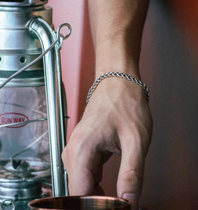 Pulsera de Plata <span class=keywords><strong>925</strong></span> Chapada en Oro con Cadena Cubana de 3mm para Hombre, Mujer y Niños, Accesorio de Moda para Bodas, Estilo Punk SB123 - Product Image 4