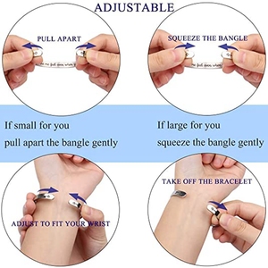 Je t'aime plus grand que le ciel à travers les galaxies et au-delà Bracelet inspirant pour amis Bracelets Mantra Bracelet - Product Image 3