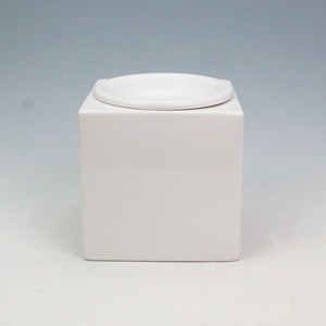 Customizable Logo Ceramic Essential <strong>Oil</strong> Square <strong>Burner</strong> Illumination <strong>Fragrance</strong> Warmer for Warming Scented Wood Candle Wax Melts - Product Image 4