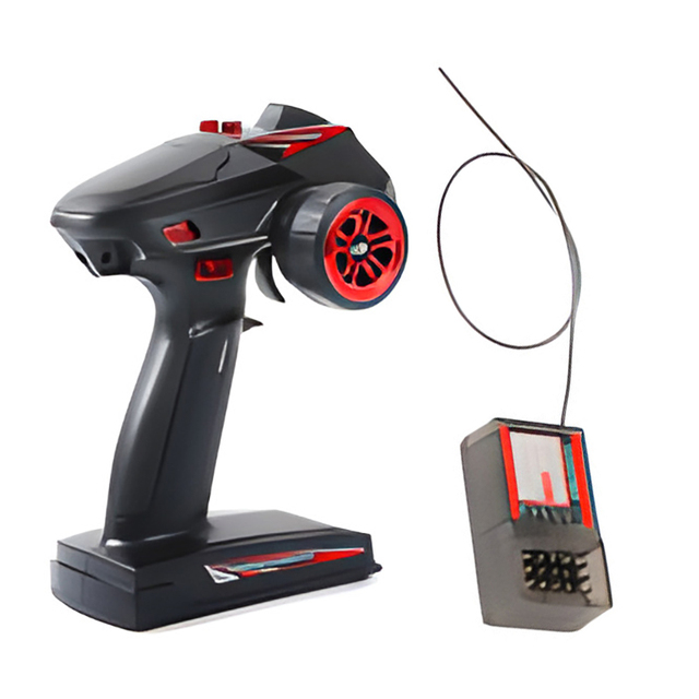 2.4g Plastic & Metal Remote Controller for Rofun Baha 5b Rc-x6 Transmitter Receiver Set Boys 63050 63051