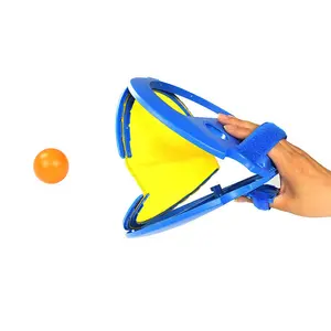 Grab The Racket Throw And Catch The Ball Catapult The Ball Outdoor Parent-child Children's Toys