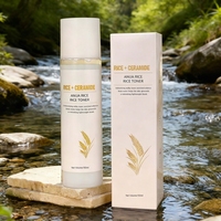 Meilleure vente Tonique laiteux sec Liquide Riz Glow Tonique visage Anti-rides Anti-acné Apaisant Éclaircissant Effets hydratants