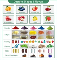 Gummies au vinaigre de cidre de pomme, probiotiques, magnésium, créatine, vitamines, somnifiques, nootropiques, compléments alimentaires pour la santé, l'énergie, le bien-être