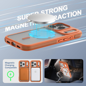 TPU PC Handyhülle Matt Magnetisch Kabellos Aufladbar Stoßfeste Schutzhülle für iPhone 14-17 OEM ODM Hersteller China - Product Image 4