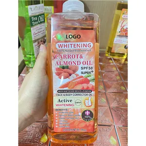 Hot sell stock OEM OBM turmeric oil for facial face body moisture serum good quality Africa whitening products massage