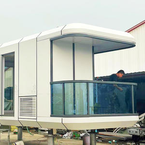 Capsule spatiale, hôtel-conteneur, café, industrie du tourisme culturel, développement écologique, luxe sauvage, B&B modulaire - Product Image 3