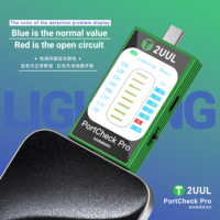 2UUL PW31 PortCheck Pro Testeur automatique de connecteur de charge sans démontage, détecteur de port de charge pour outils de réparation Type-C 5V~2A