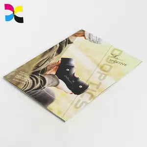 Service d'impression de livre personnalisé d'usine livre de mode livre de Magazine en couleur à couverture souple broché